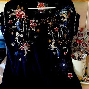 Beautiful Johnny Was black shirt